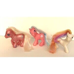 Vintage My Little Pony Sunny Daze Pinkie Pie Cotton Candy Lot of 3